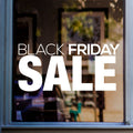 Black Friday Sale Shop Window Sticker vinyl window sticker mockup