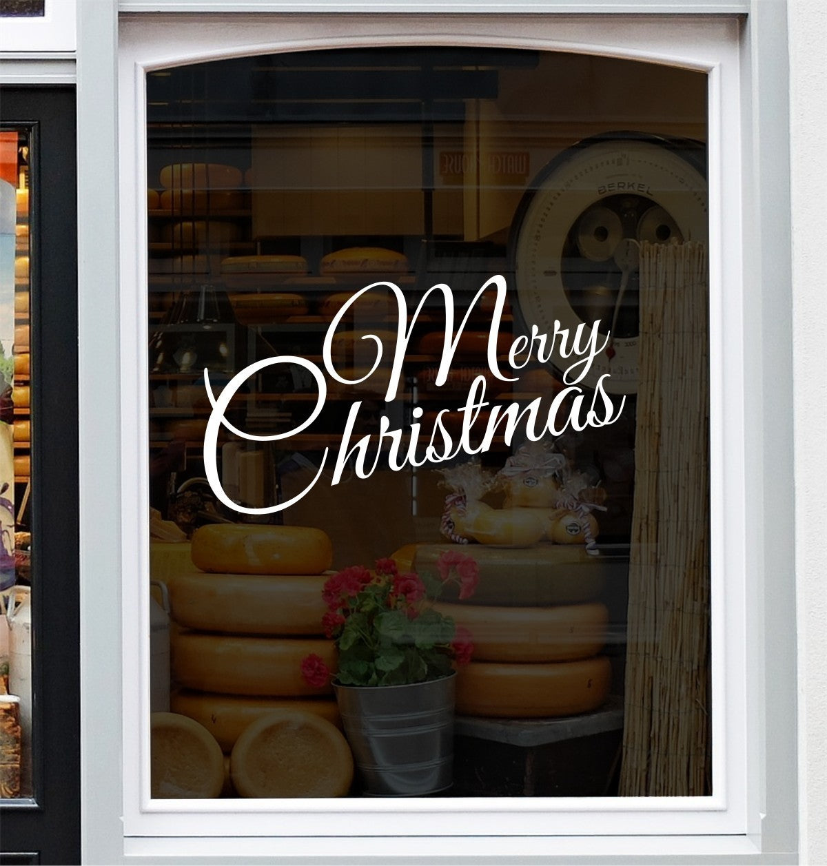 Classic Merry Christmas cut vinyl decal design preview