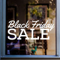 Black Friday Sale Shop Window Sticker vinyl window sticker mockup