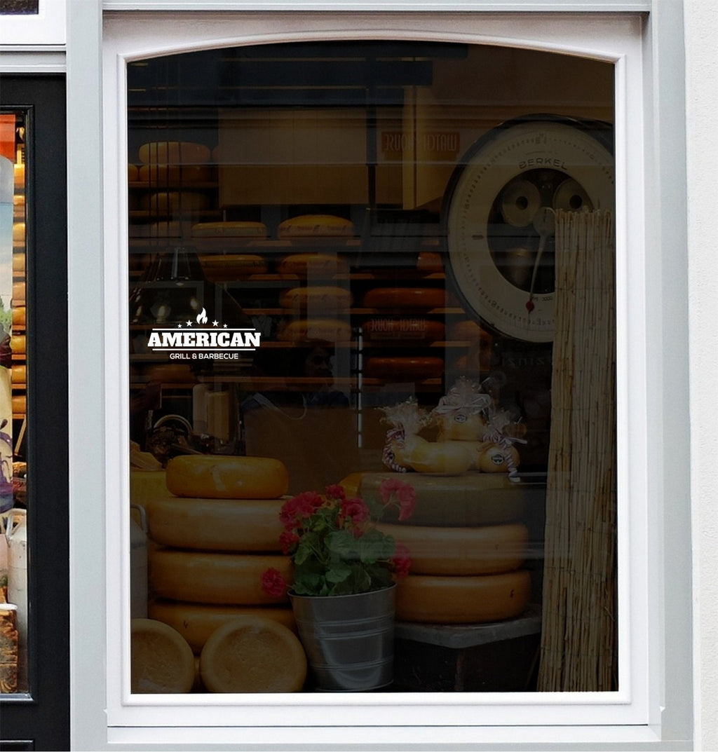 American Grill & Barbecue Window Sticker example 4