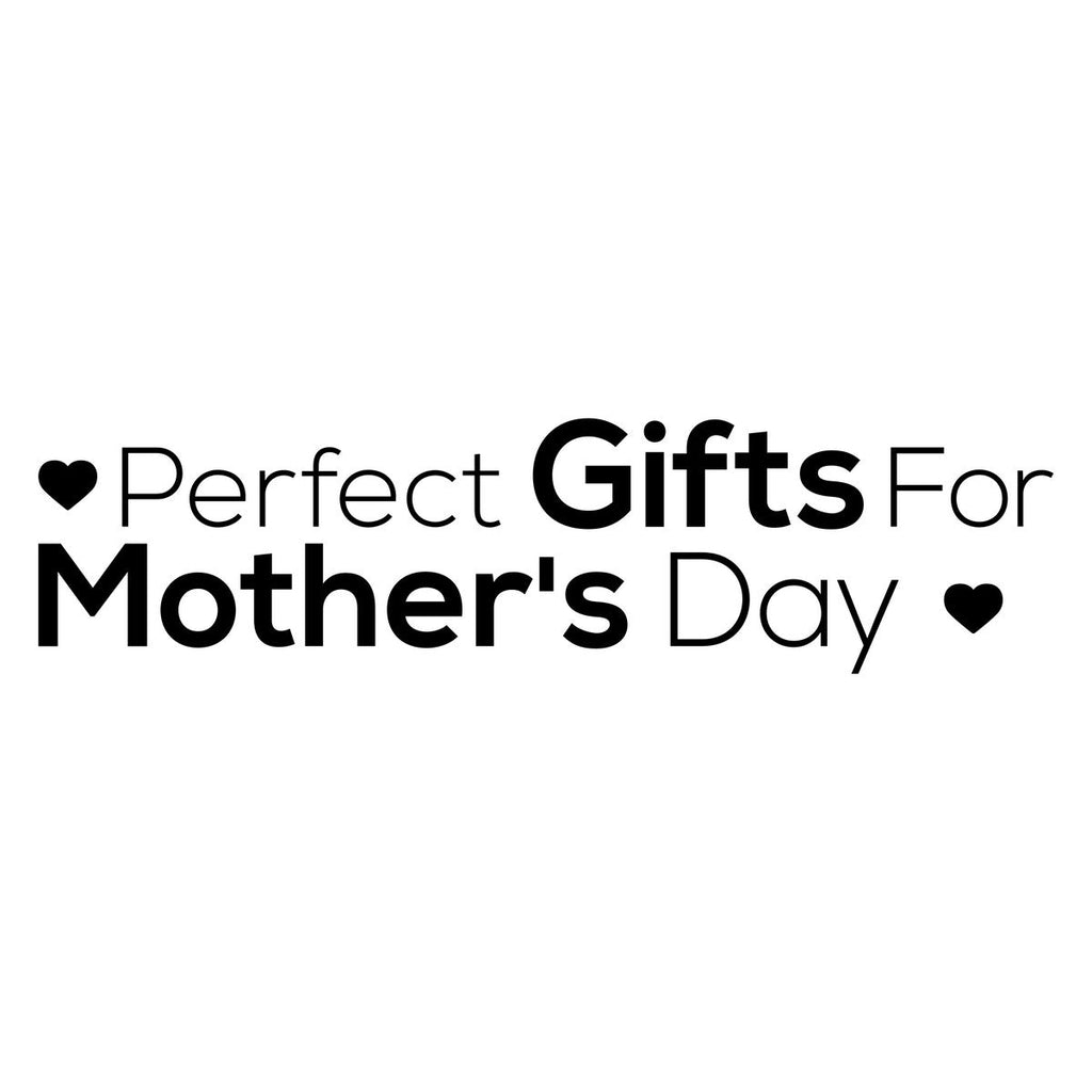 Perfect Gifts for Mother's Day vinyl sticker design on a white background