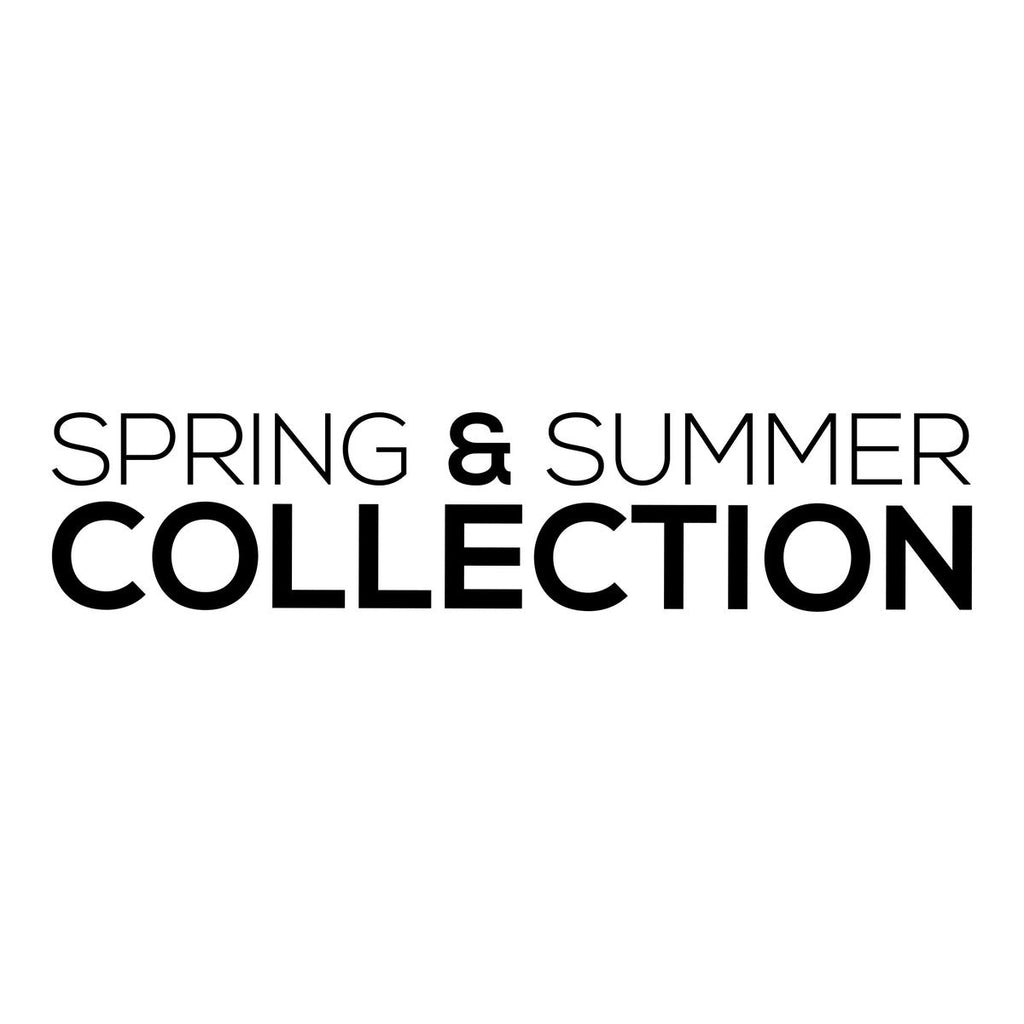 Spring & Summer Collection Window Sticker black vinyl design on a white background