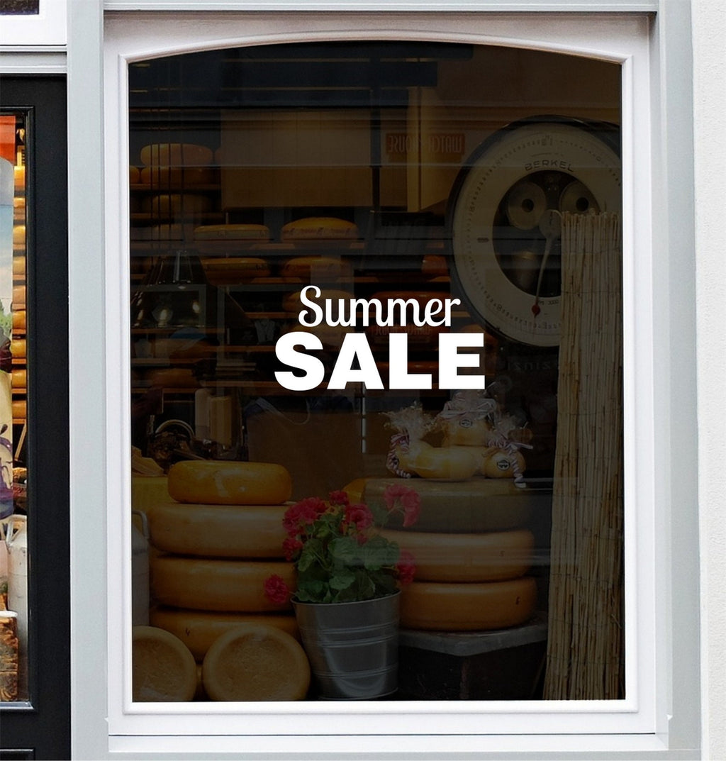 Summer Sale Shop Window Sticker example 3