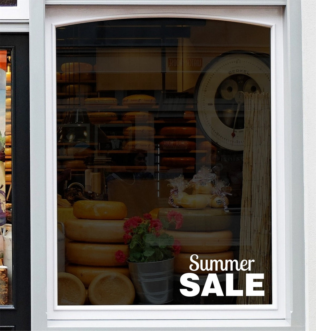 Summer Sale Shop Window Sticker example 4