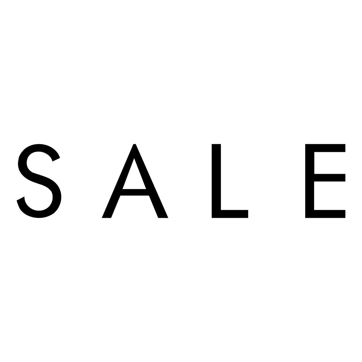 Sale Shop Window Sticker for Retail Displays black vinyl design on a white background