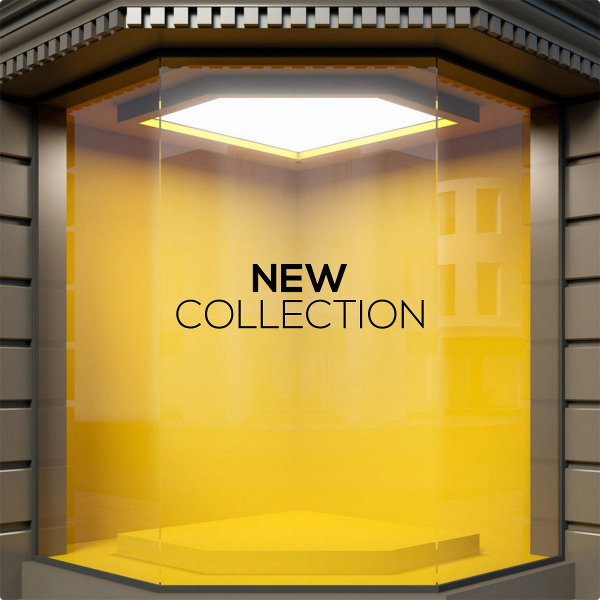 New Collection Shop Window Sticker example 4