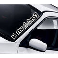 U Mad Bro windscreen sticker fitted to a car windscreen