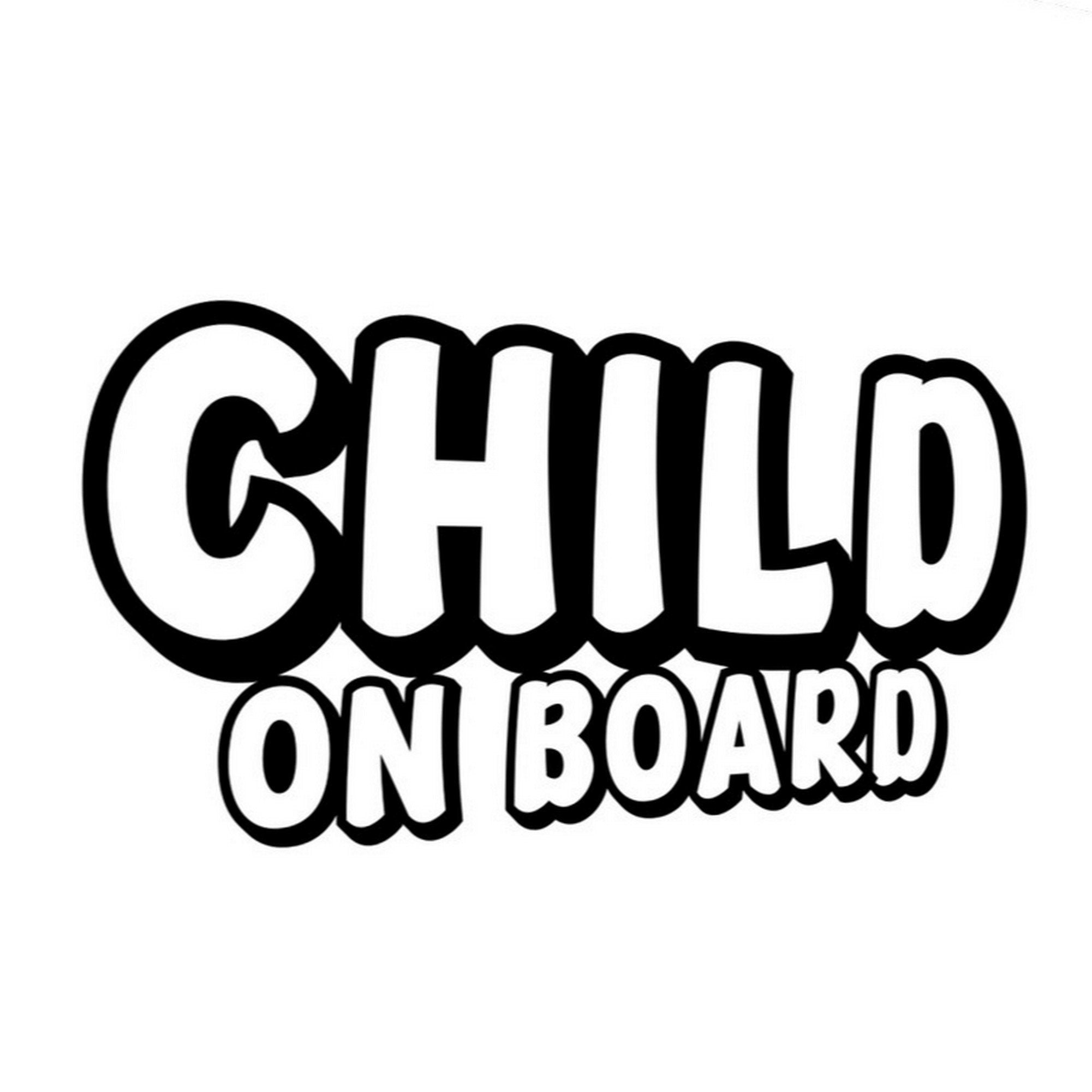 Child On Board outline car sticker main product image