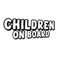 Children On Board outline car sticker main product image