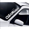Clean Freak Windscreen Sticker — example vehicle placement 1.