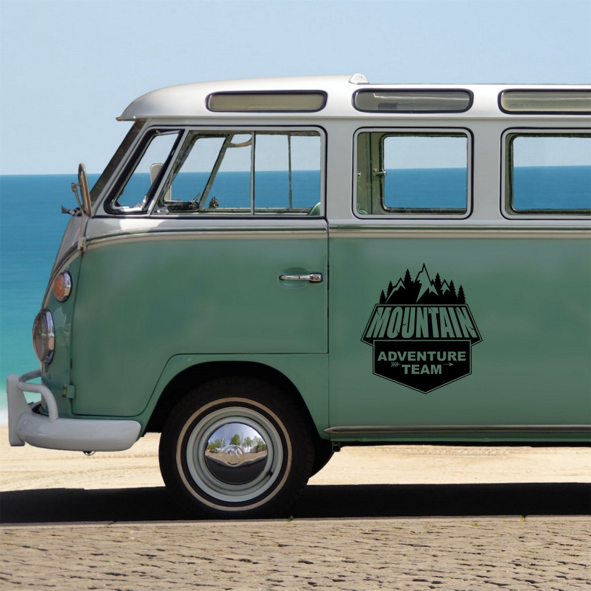 Mountain Adventure Team Caravan Sticker product image 4
