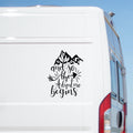 And So The Adventure Begins Caravan Sticker product image 1