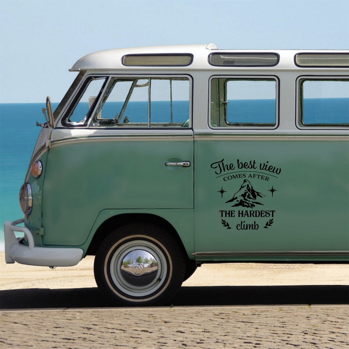 The Best View Comes After The Hardest Climb Caravan Sticker product image 3