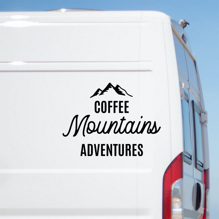 Coffee Mountains Adventures Caravan Sticker product image 1