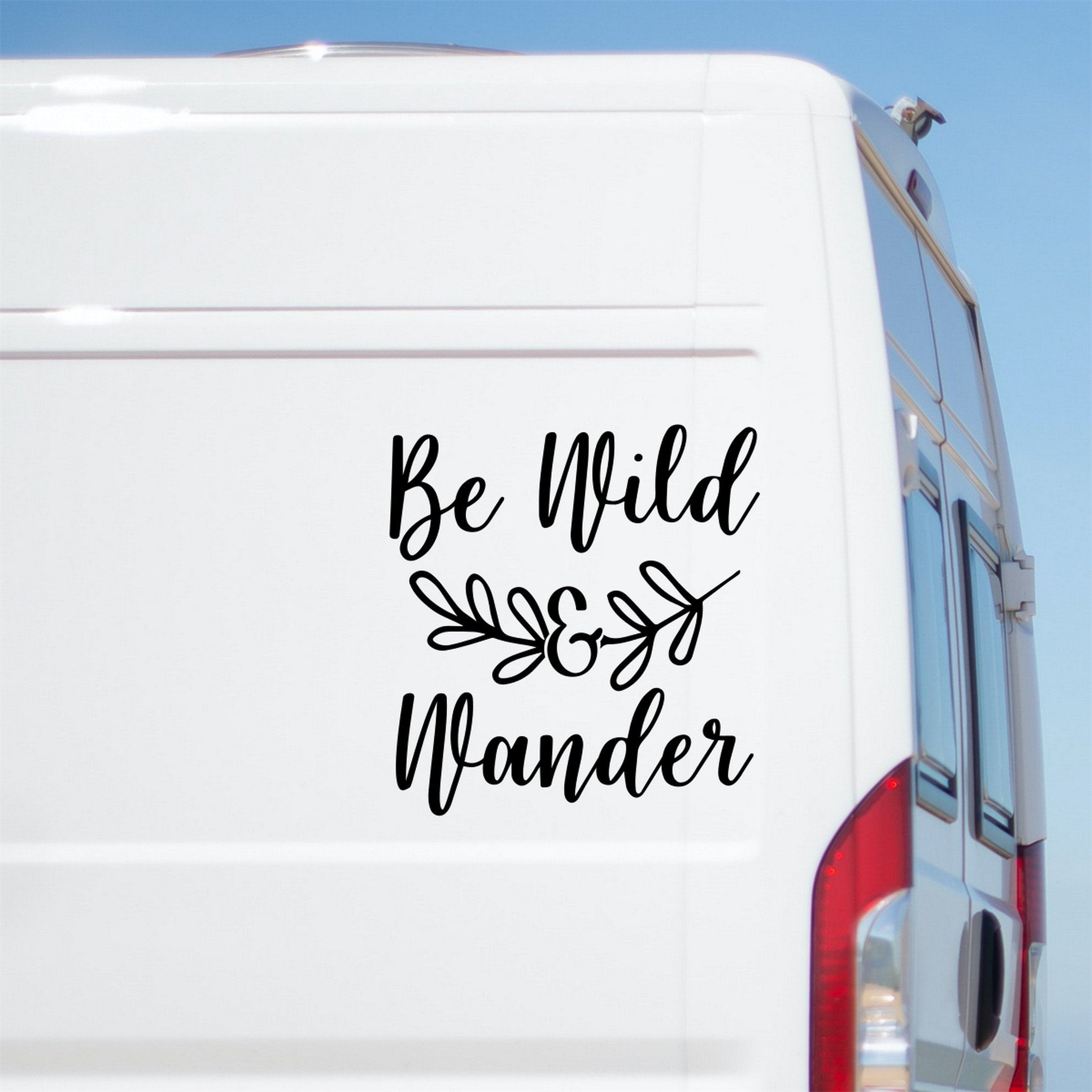 Be Wild And Wander Caravan Sticker product image 1