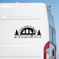 It Feels Good To Be Lost In The Right Direction Caravan Sticker product image 1