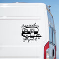 Home Is Where You Park It Caravan Sticker product image 1