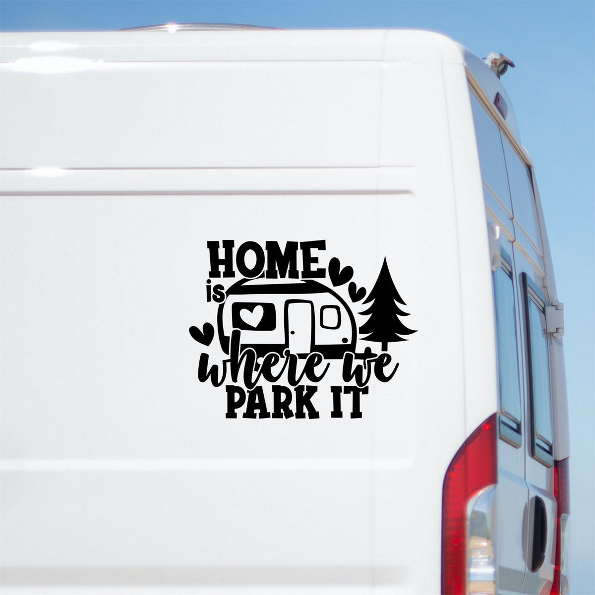 Home Is Where We Park It Caravan Sticker product image 1