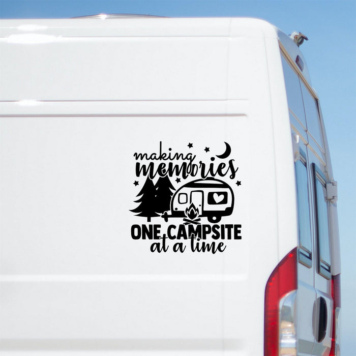 Making Memories One Campsite At A Time Caravan Sticker product image 1