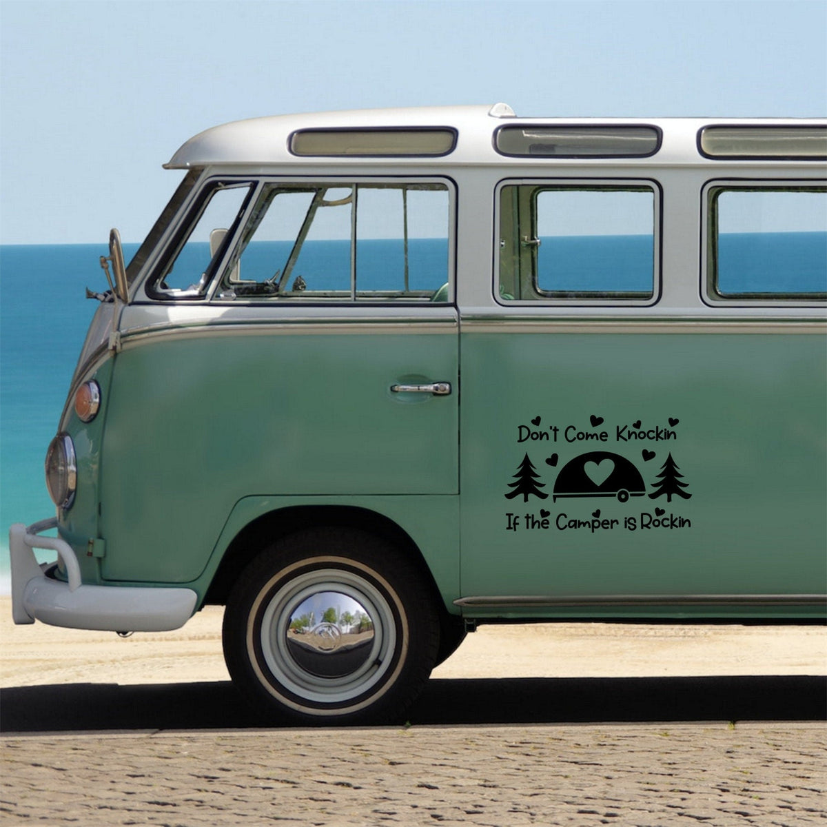Don't Come Knockin' If The Camper Is Rockin' Caravan Sticker product image 3