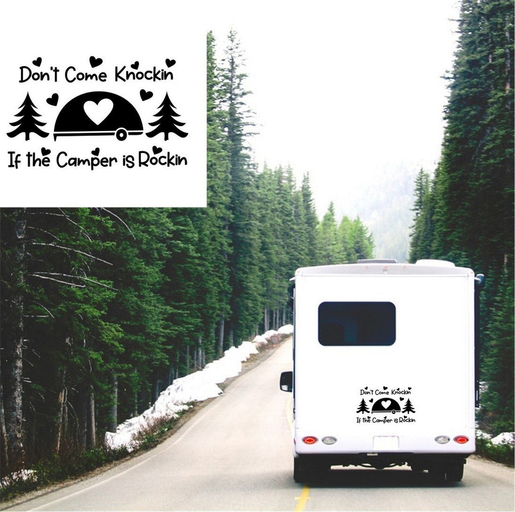 Don't Come Knockin' If The Camper Is Rockin' Caravan Sticker product image 5