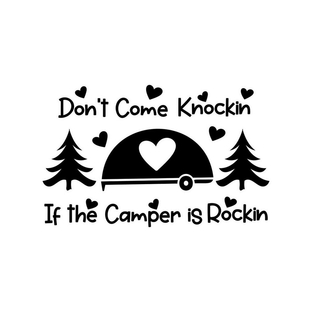 Don't Come Knockin' If The Camper Is Rockin' Caravan Sticker product image 6