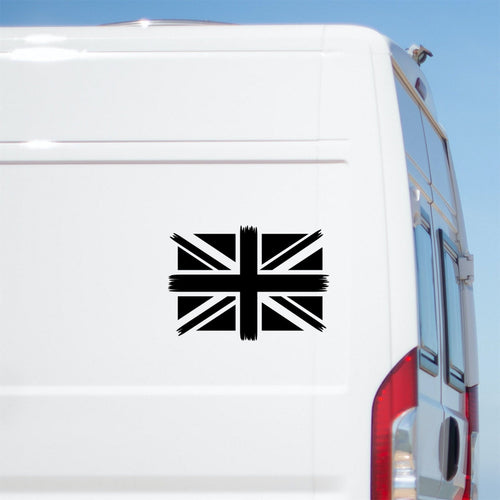 Distressed Union Jack Caravan Sticker product image 1