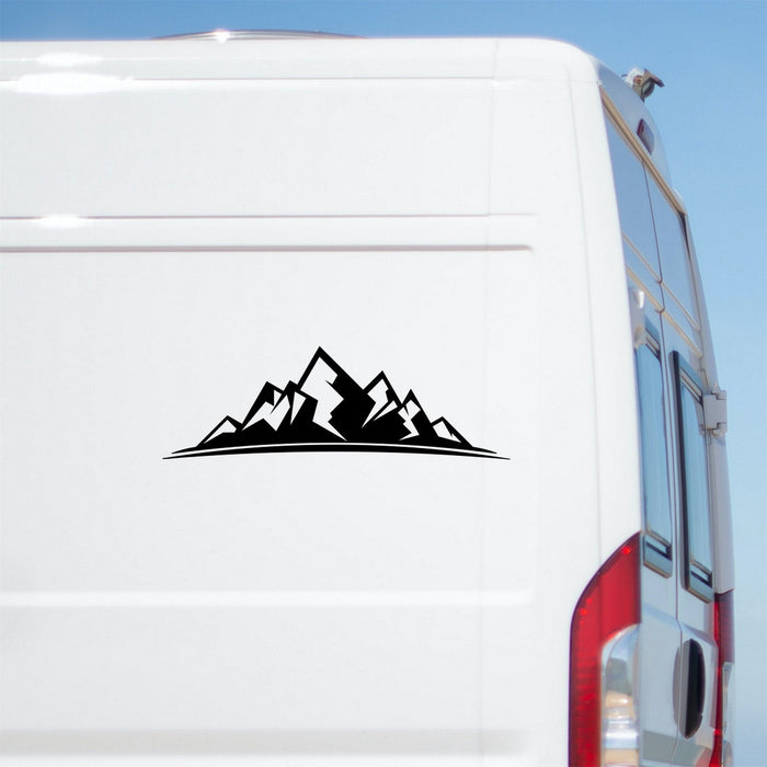 Mountain Range Caravan Sticker product image 1
