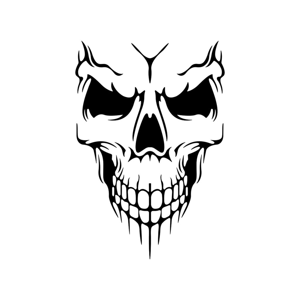 Large Skull vinyl decal design