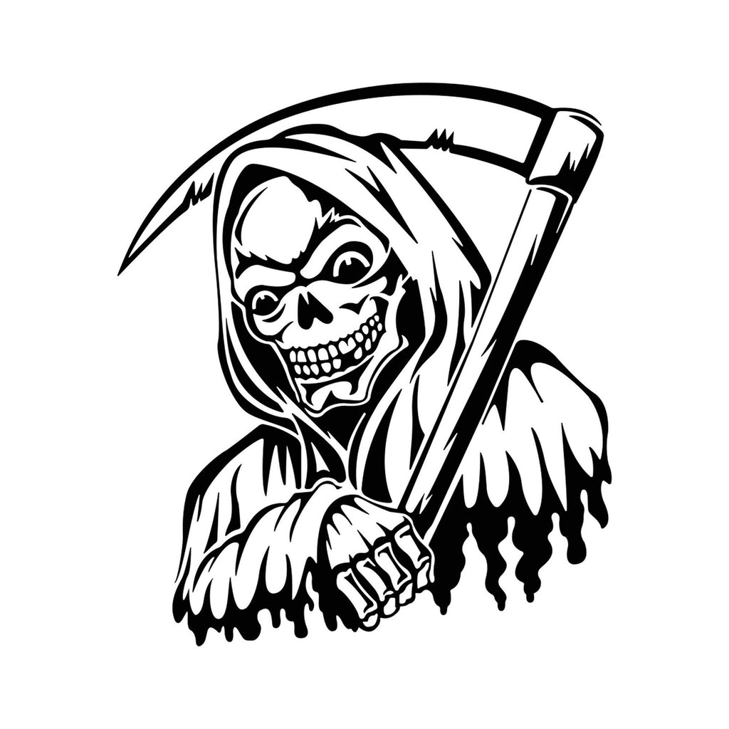 Grim Reaper vinyl decal design