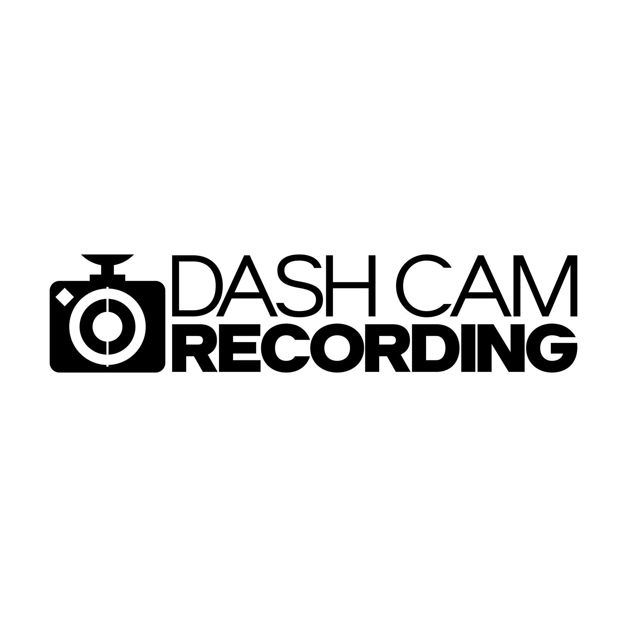 Dash Cam Recording car window vinyl sticker supplementary product image