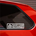 Dash Cam Recording Horizontal vinyl sticker product image