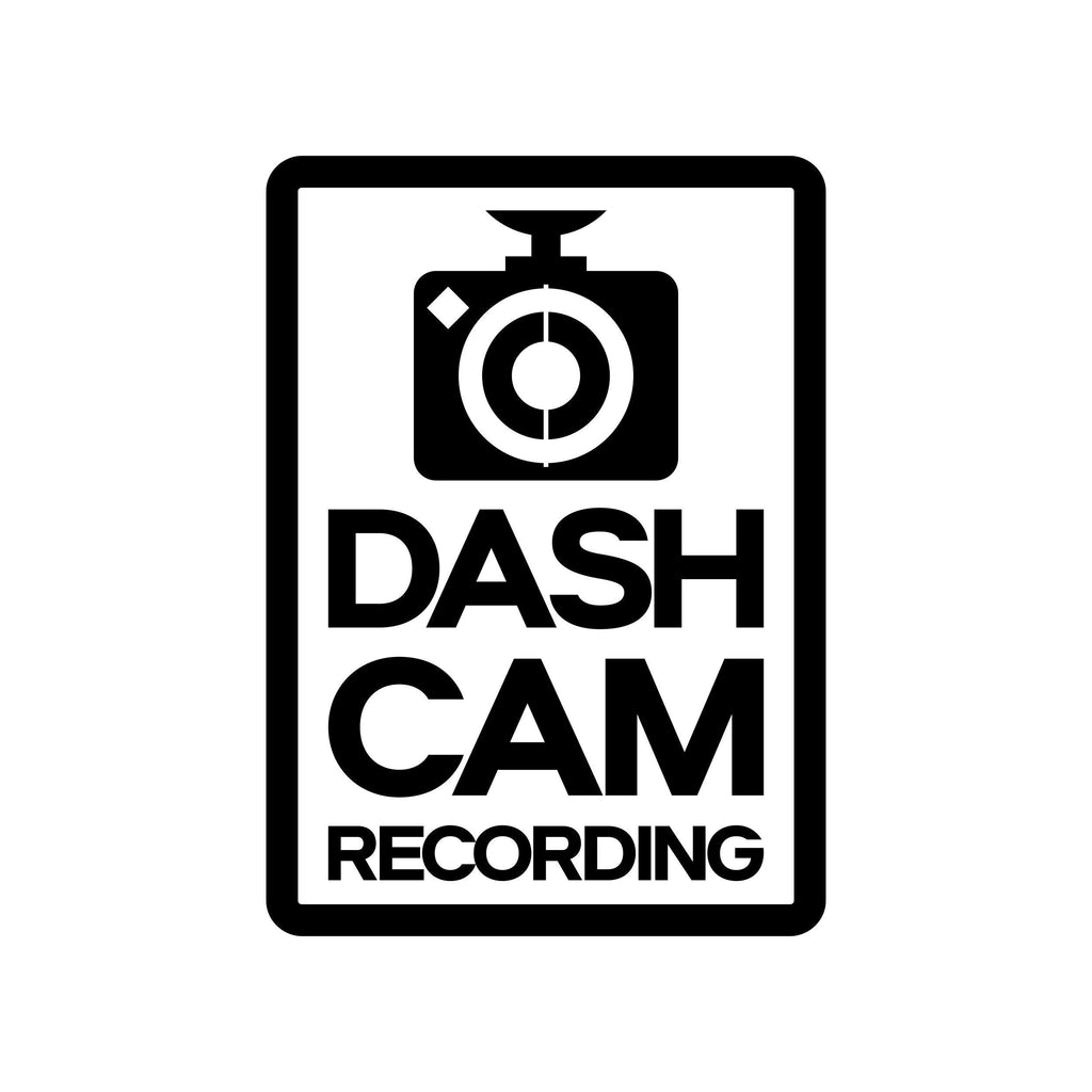 Dash Cam Recording Vertical vinyl sticker additional product image