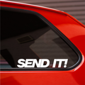 Send It Bold Italic Car Sticker