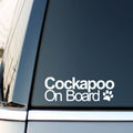 Cockapoo On Board Car Sticker