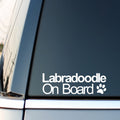 Labradoodle On Board Car Sticker