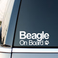 Beagle On Board Car Sticker