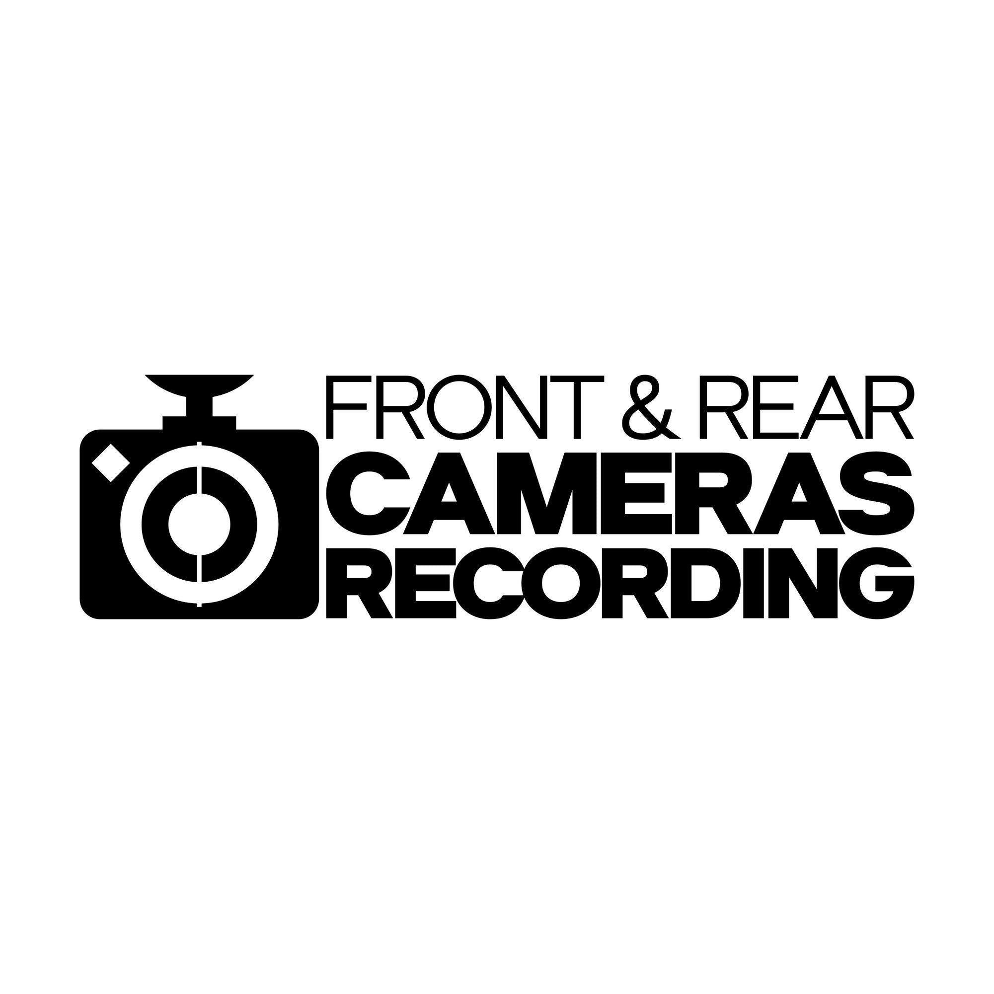 Front and Rear Cameras Recording vinyl sticker additional product image