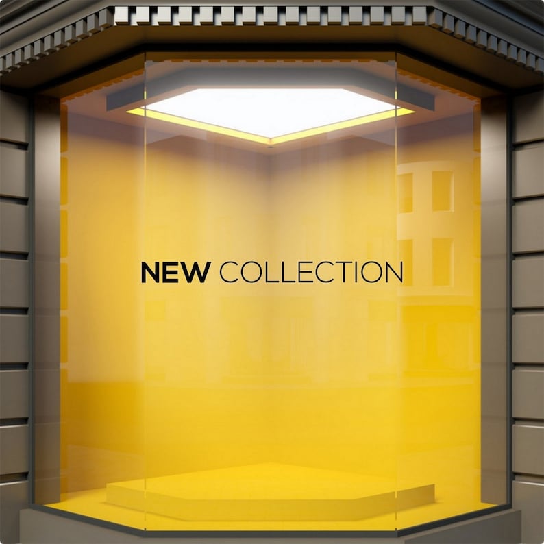 New Collection Shop Window Sticker source gallery image 3