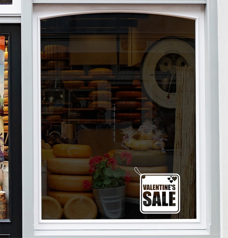 Valentine's Sale Shop Window Sticker source gallery image 3