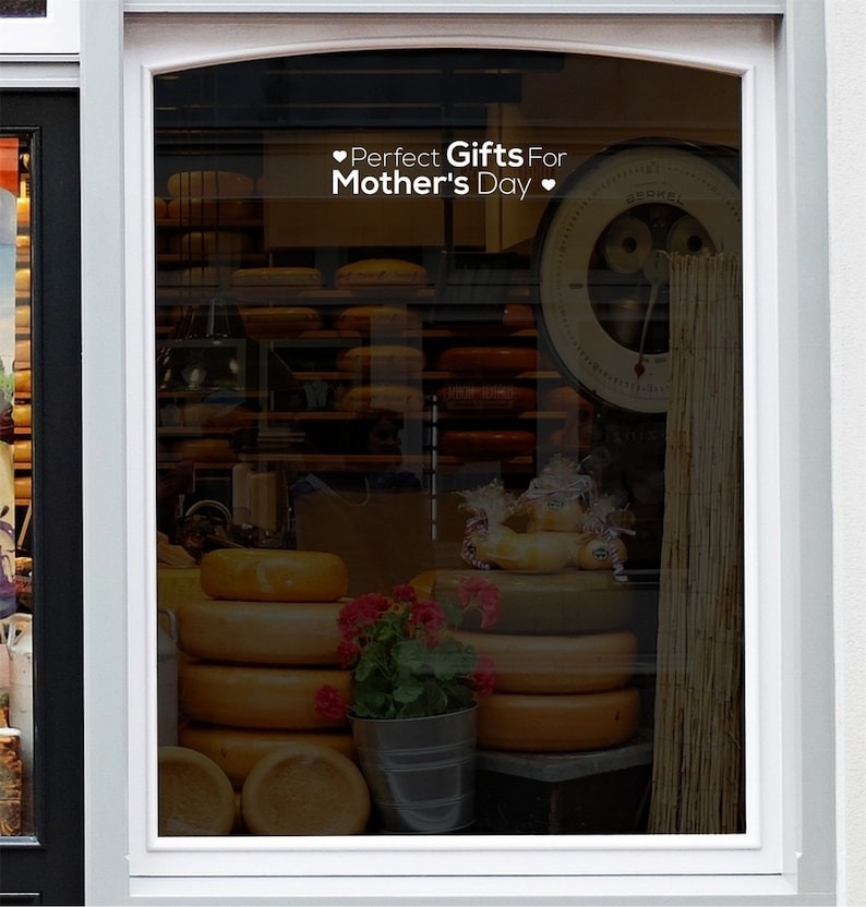 Perfect Gifts for Mother's Day Shop Window Sticker source gallery image 2