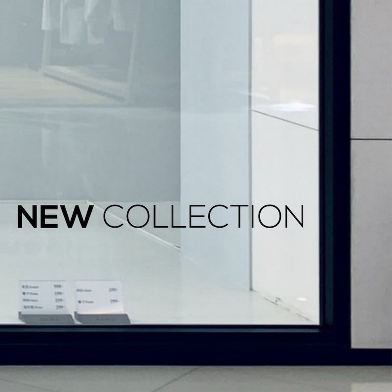 New Collection Shop Window Sticker source gallery image 2