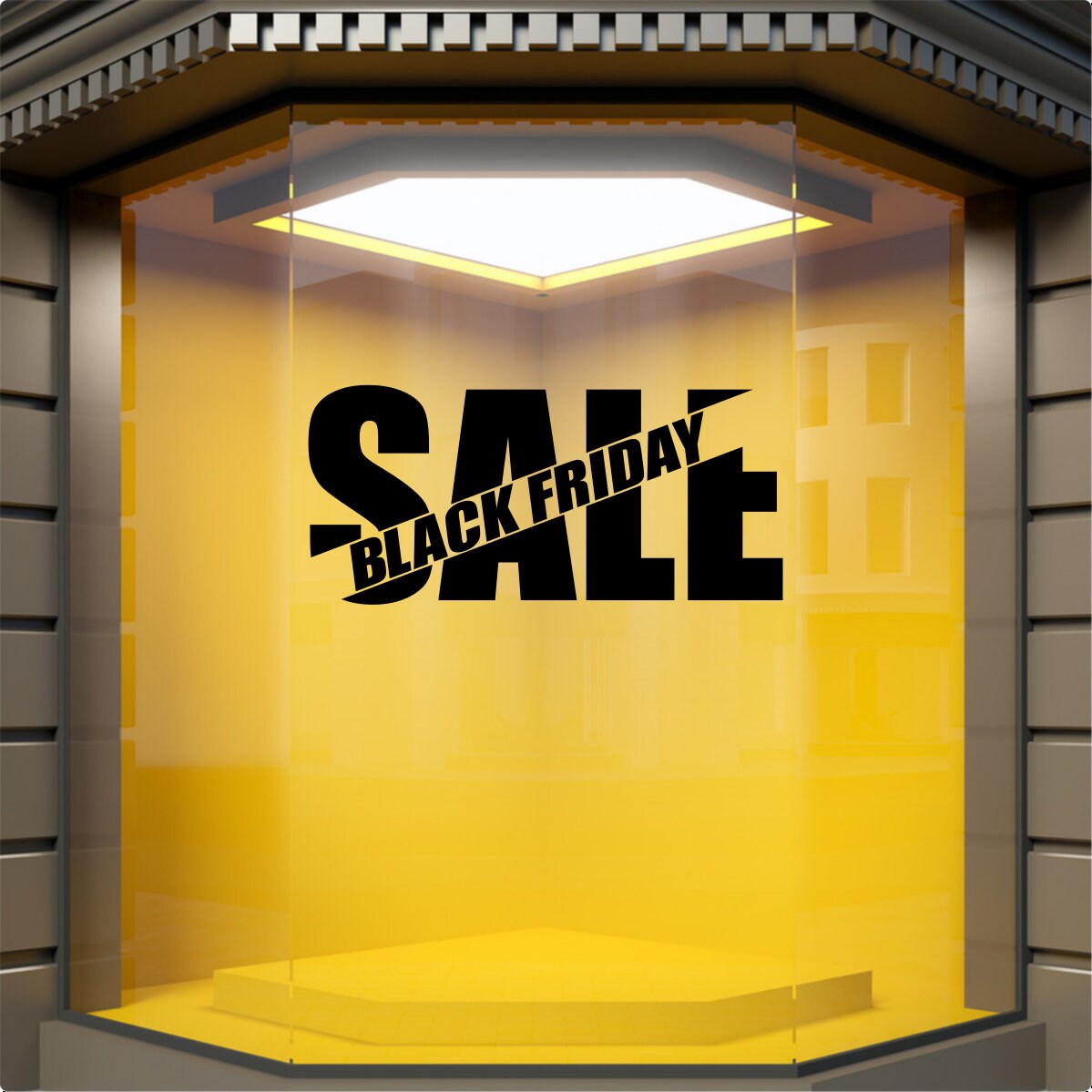 Black Friday Sale Shop Window Sticker product display image 2