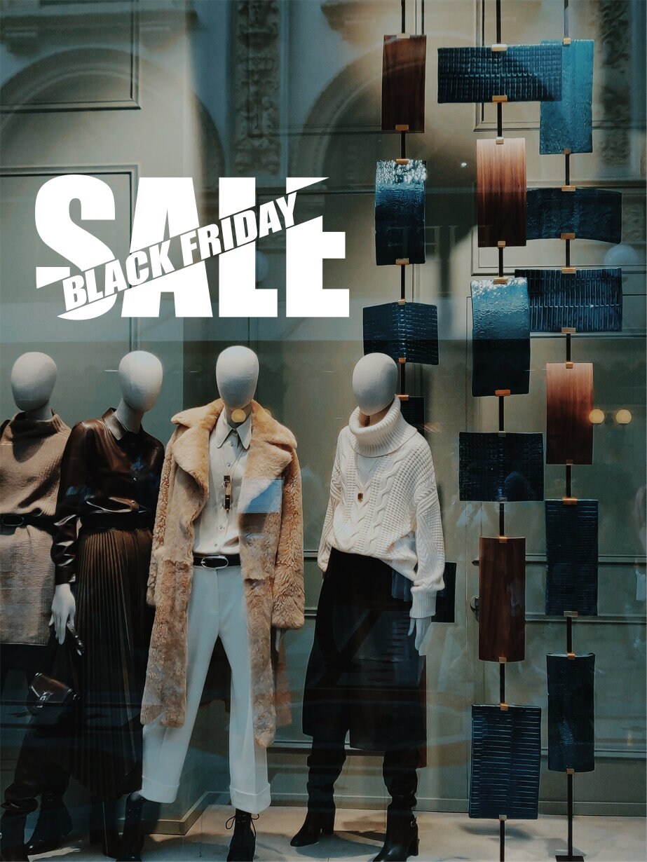 Black Friday Sale Shop Window Sticker product display image 3