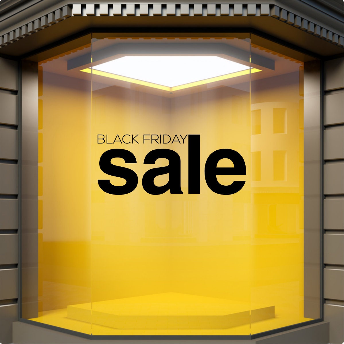 Black Friday Sale Shop Window Sticker product display image 2