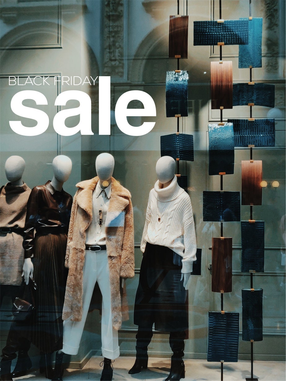 Black Friday Sale Shop Window Sticker product display image 3