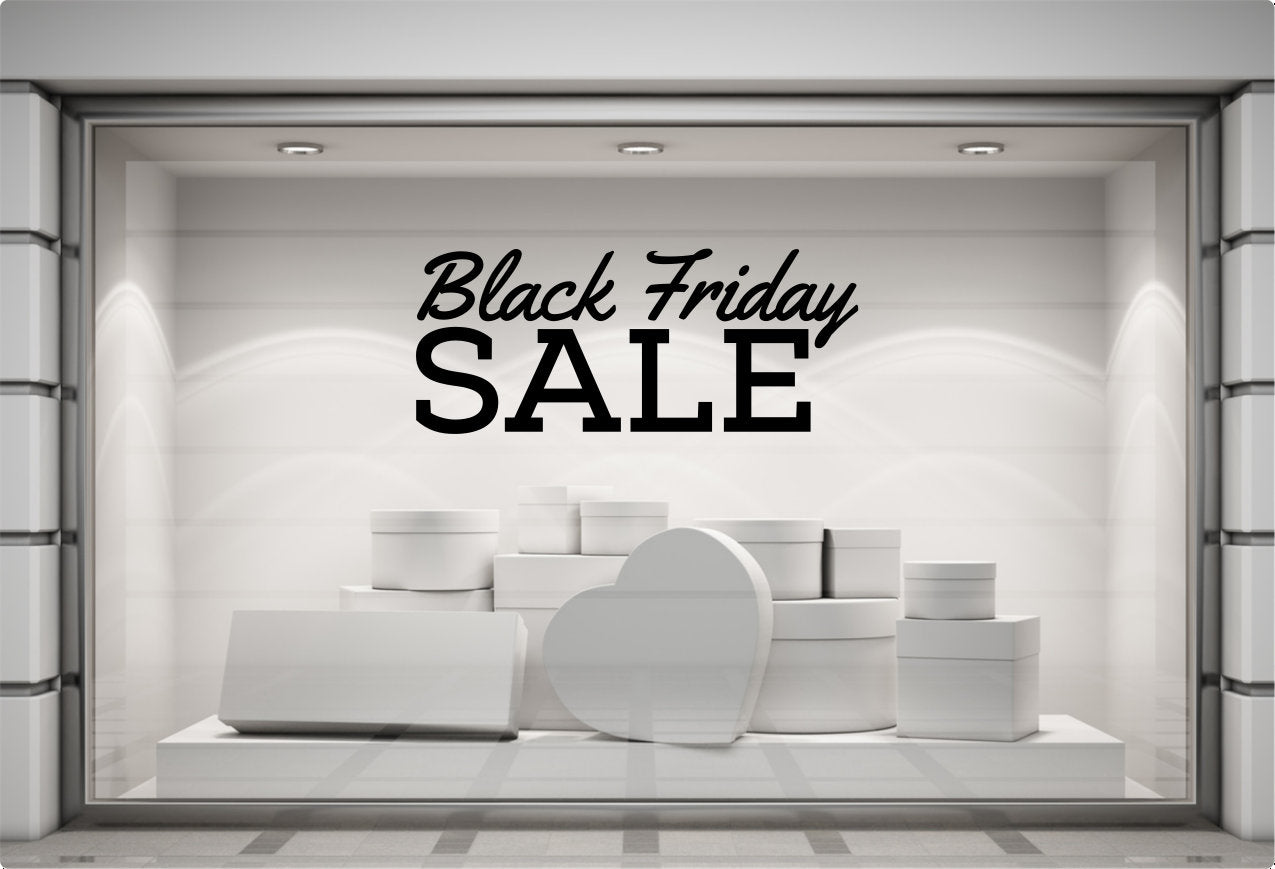 Black Friday Sale Shop Window Sticker product display image 4