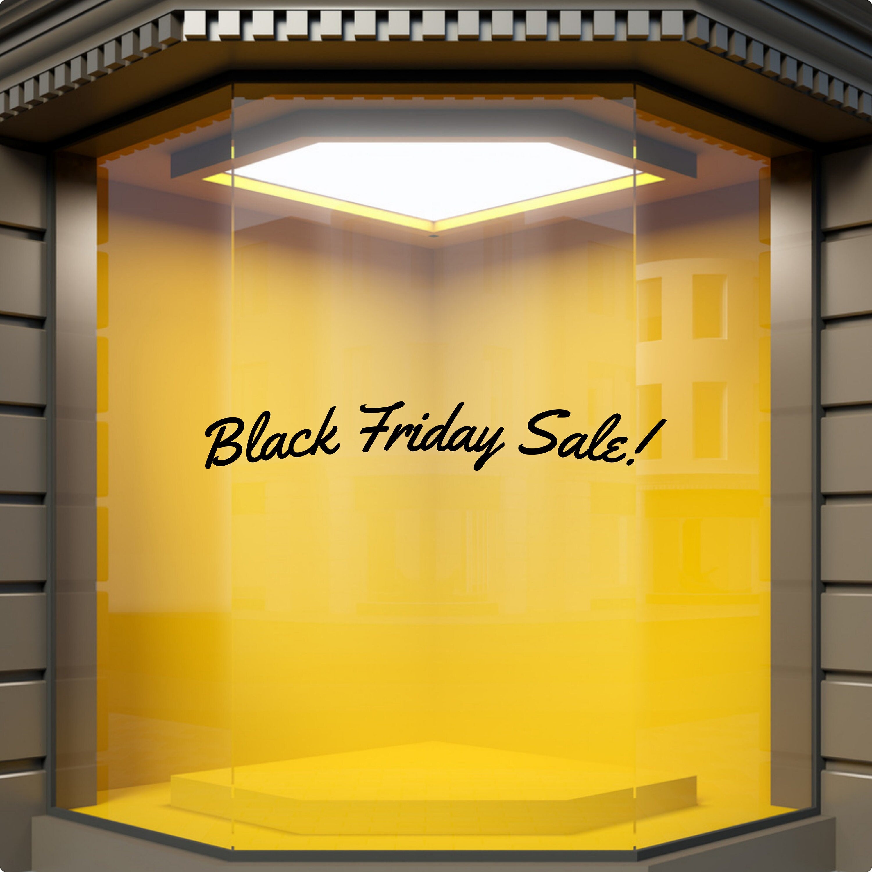Black Friday Sale Shop Window Sticker product display image 3