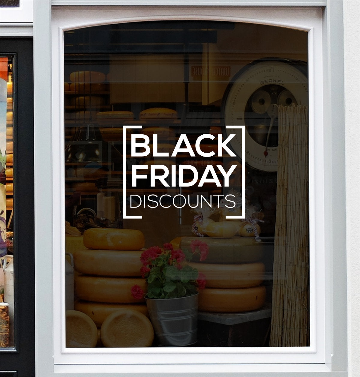 Black Friday Discounts Shop Window Sticker product display image 2