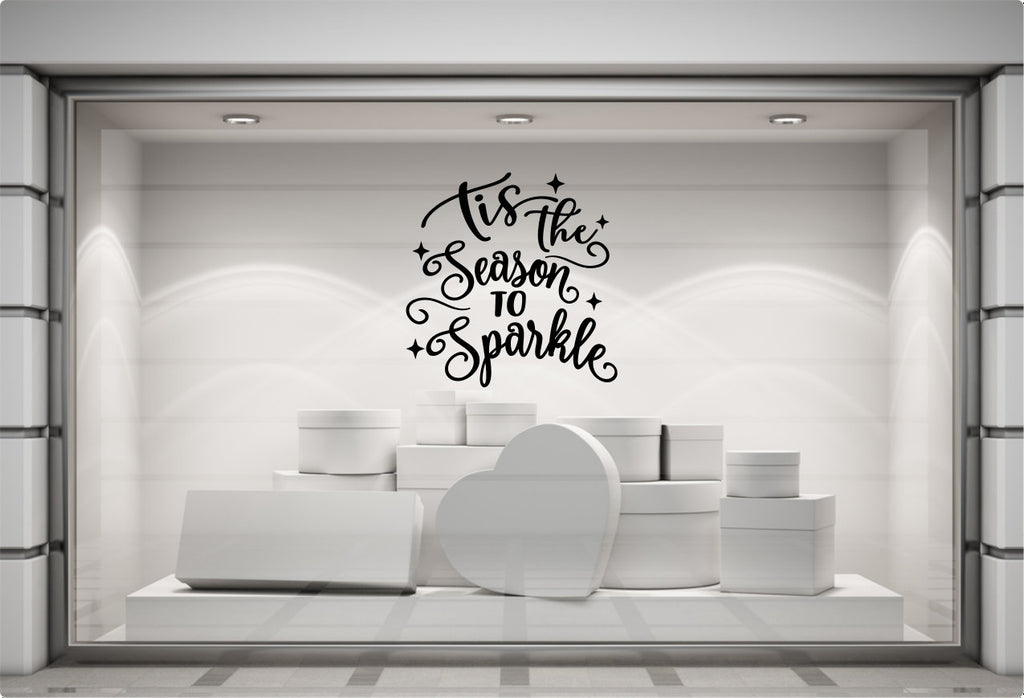 Tis the Season to Sparkle Window Sticker product display image 8